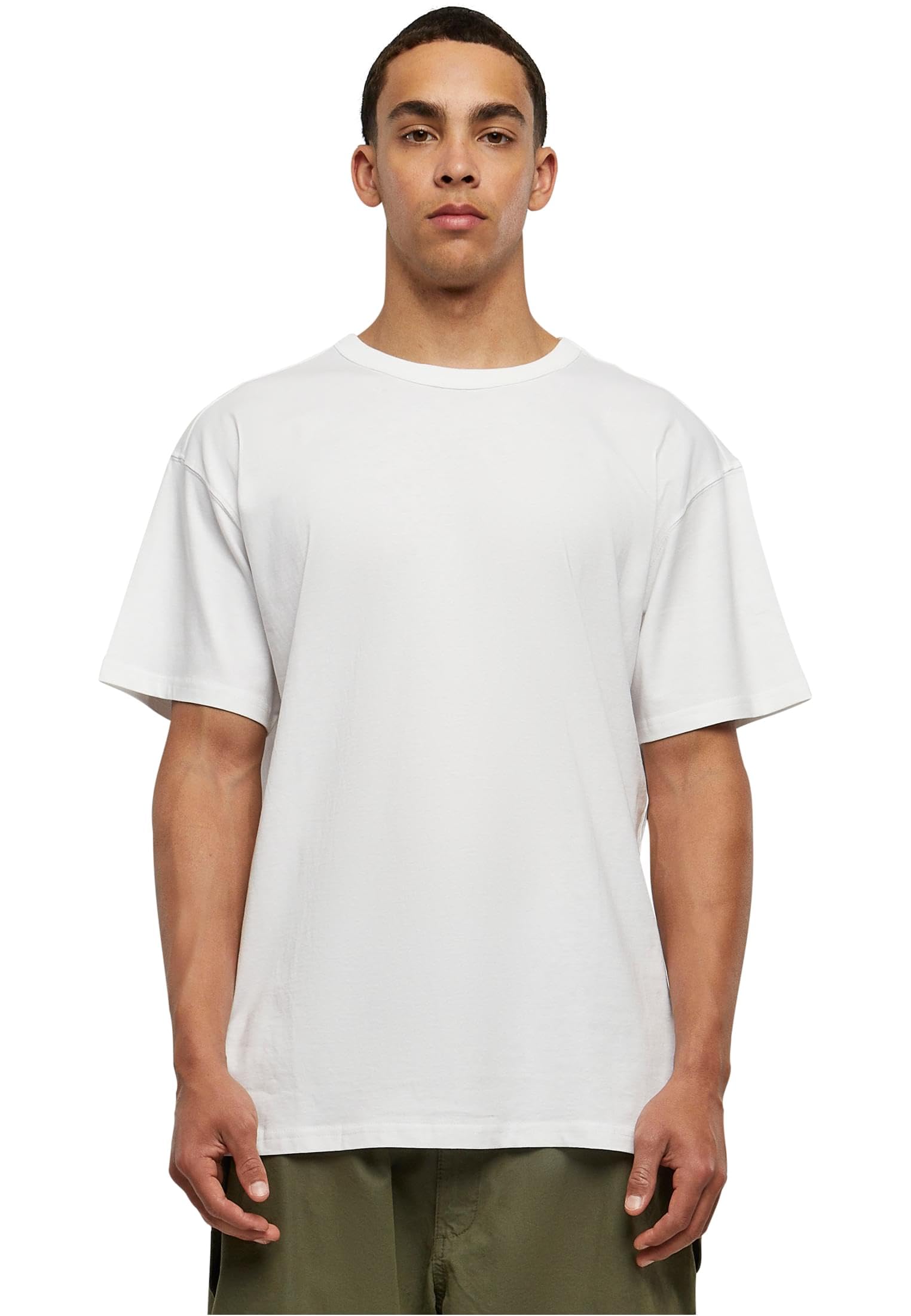 URBAN CLASSICS Men's Oversized Tee Shirt, Long Oversized T-Shirt with Round Neck