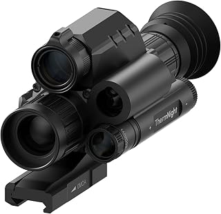 DNT Optics TNC225R ThermNight Thermal & Night Vision Multispectral Scope with Laser Rangefinder and Ballistic Calculator