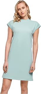 Build Your Brand Women's Long Shoulder Casual Dress