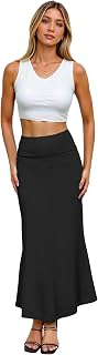 Hybrid & Company Women's Flowy Maxi Skirt