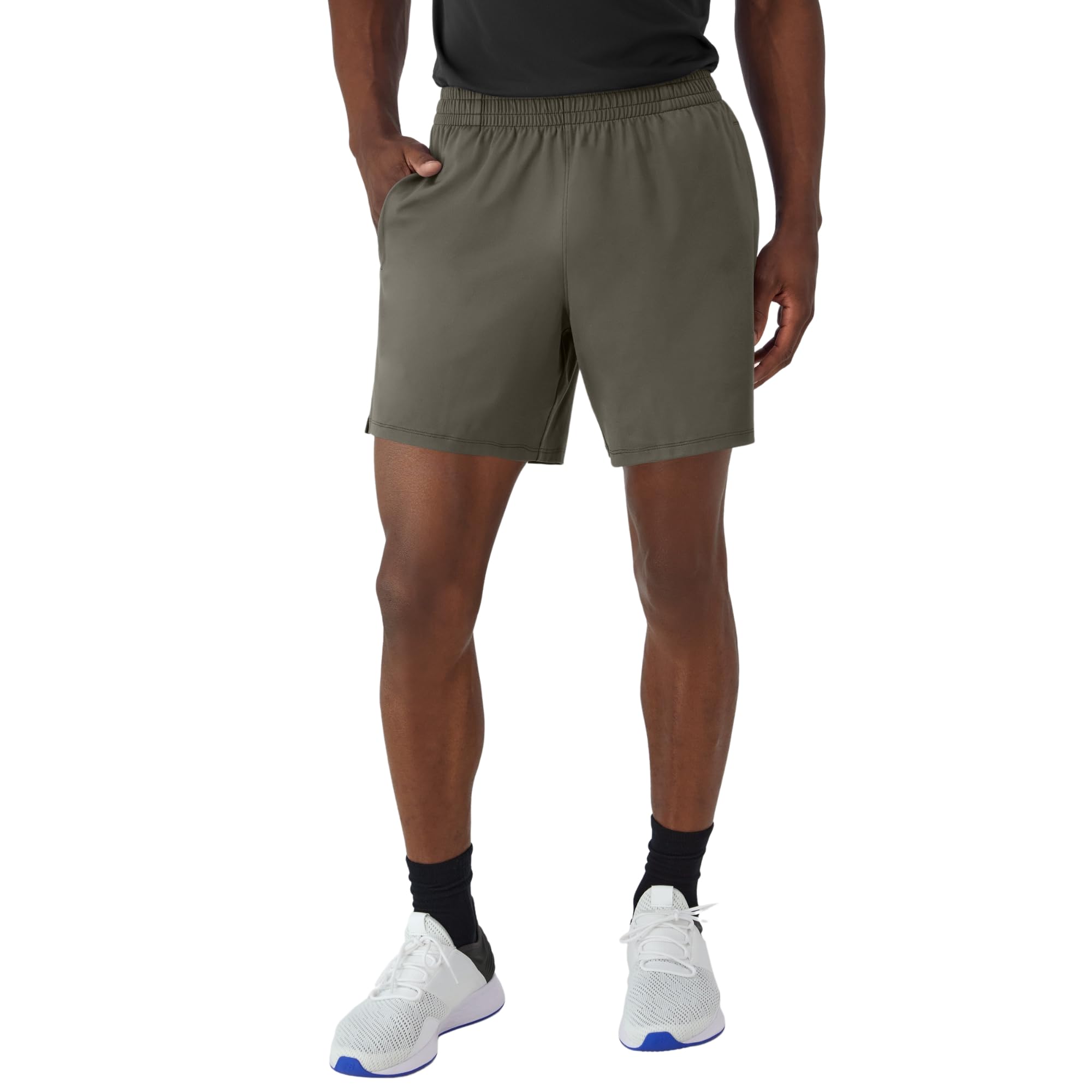 Hanes Men's Moves Performance Shorts, Athletic Moisture-Wicking Shorts with Pock