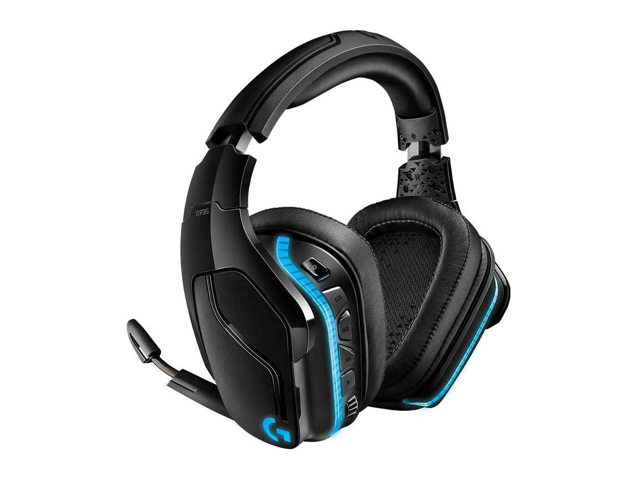 Logitech G935 Wireless DTS:X 7.1 Surround Sound LIGHTSYNC RGB PC Gaming Headset 