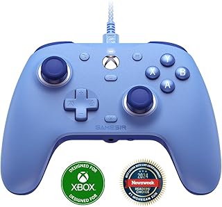 GameSir G7 SE Wired Controller for Xbox Series X|S, Xbox One & Windows 10/11, Plug and Play Gaming Gamepad with Hall Effect Joysticks/Hall Trigger, 3.5mm Audio Jack - Blue