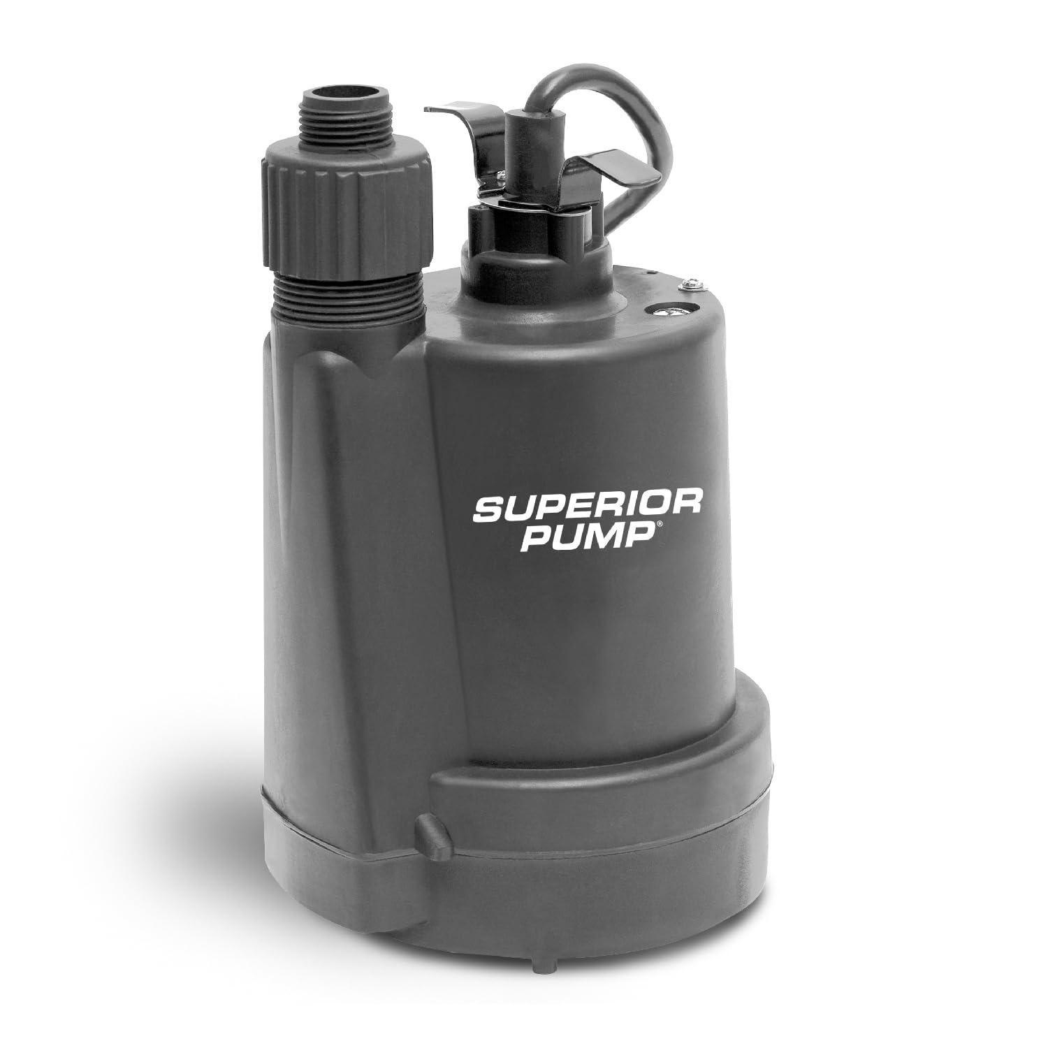 Superior Pump 91250 1800GPH Thermoplastic Submersible Utility Pump with 10-Foot 