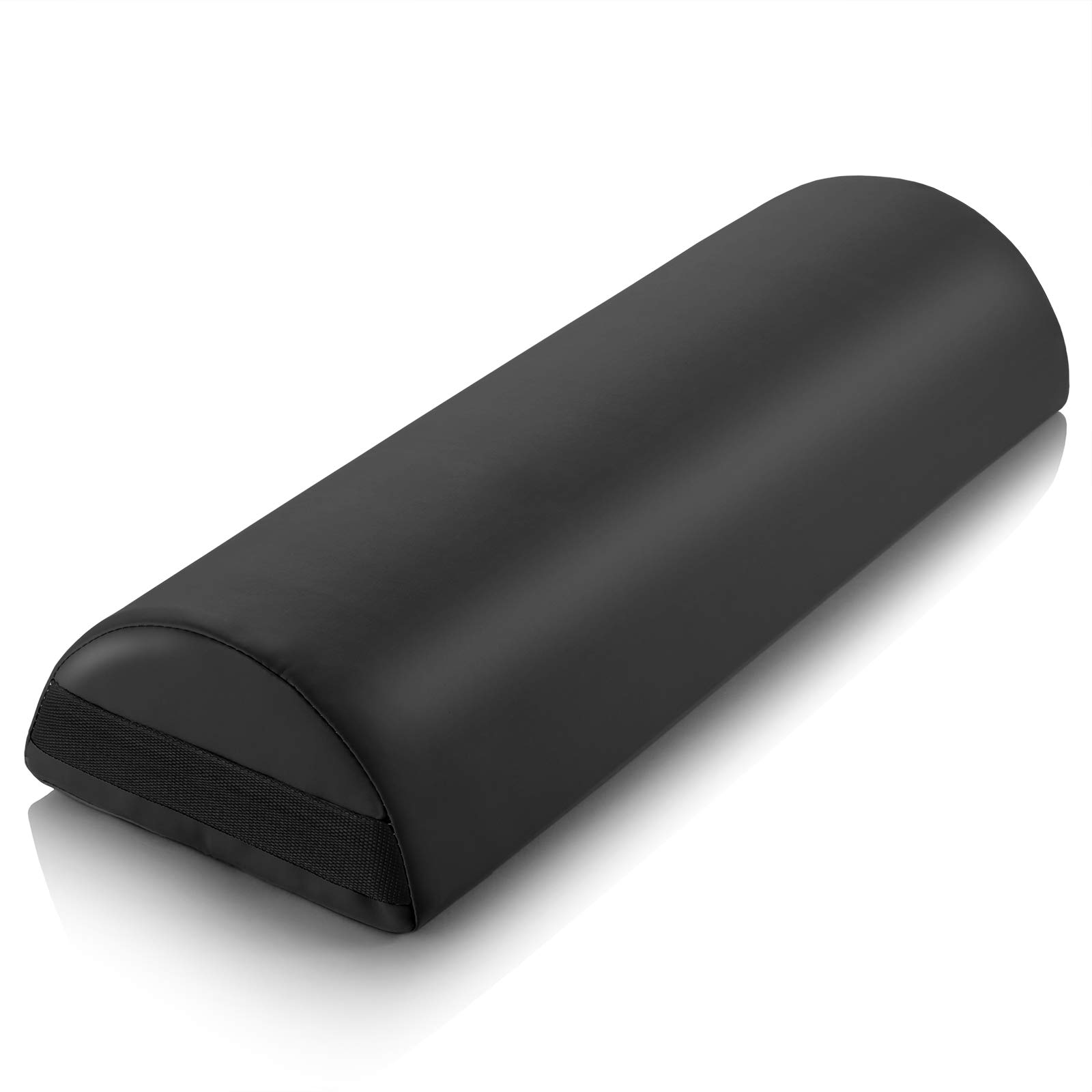 Saloniture Jumbo Half Round Massage Table Bolster Under-Knee Pillow Pad - 26 x 9