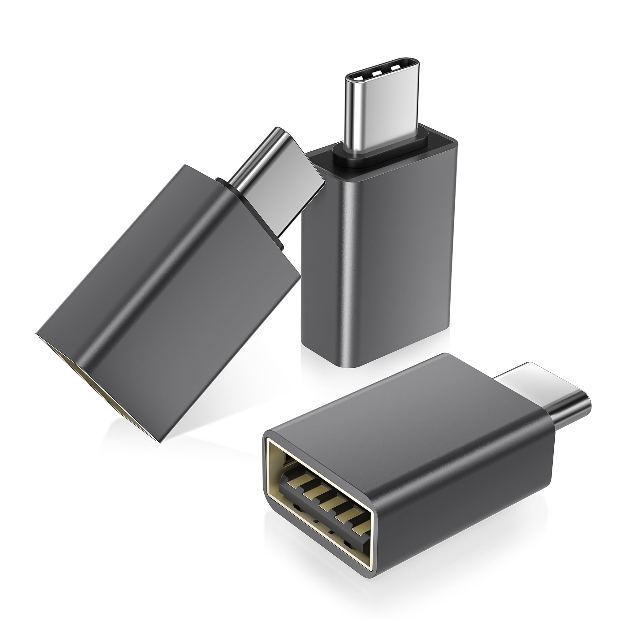 Basesailor USB C to USB Adapter 3Pack,USBC Male to USB 3.2 Female Converter | Ty