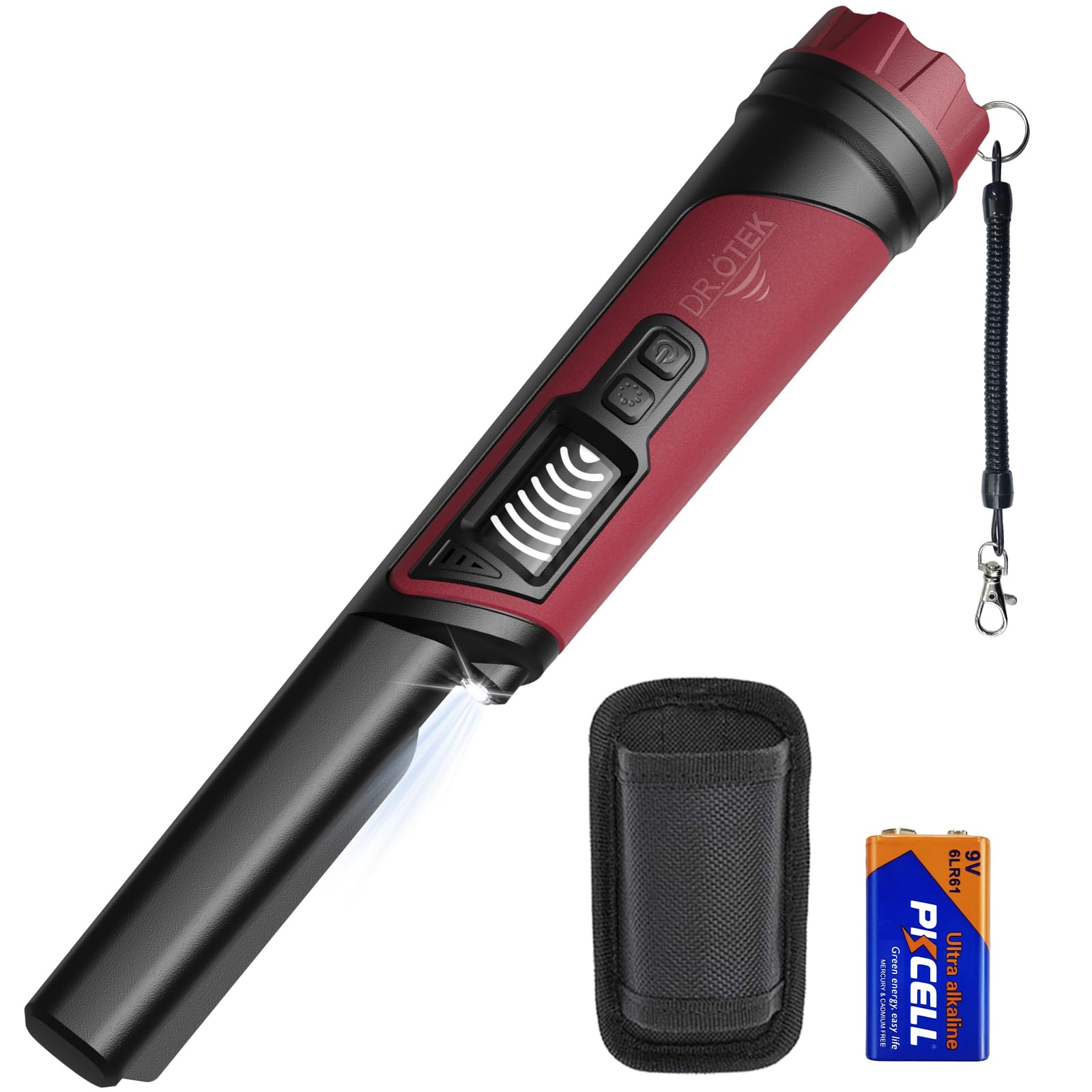 DR.ÖTEK Metal Detector Pinpointer, IP68 Fully Waterproof Underwater Pinpointer M