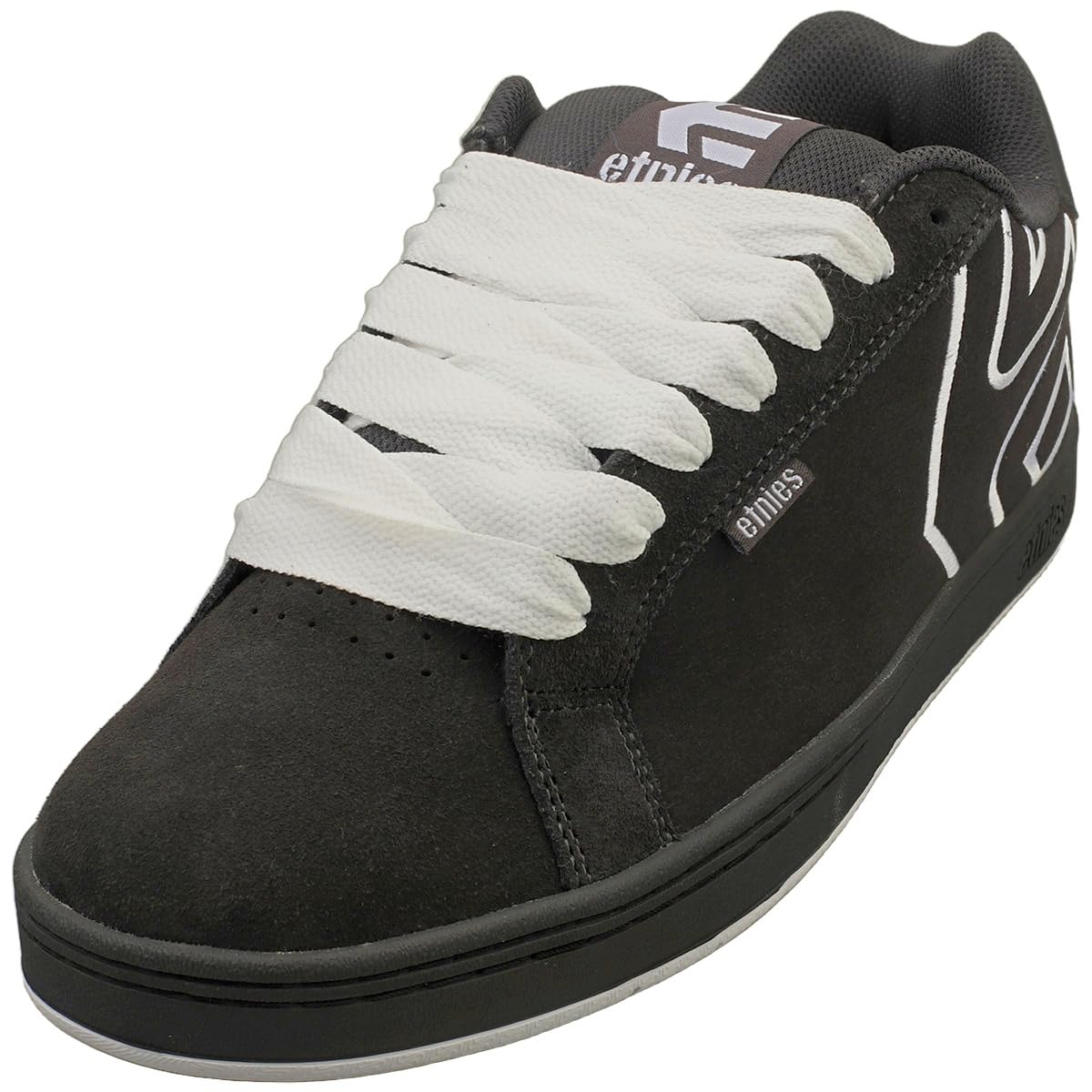 Etnies Fader Mens Skate Trainers in White Navy