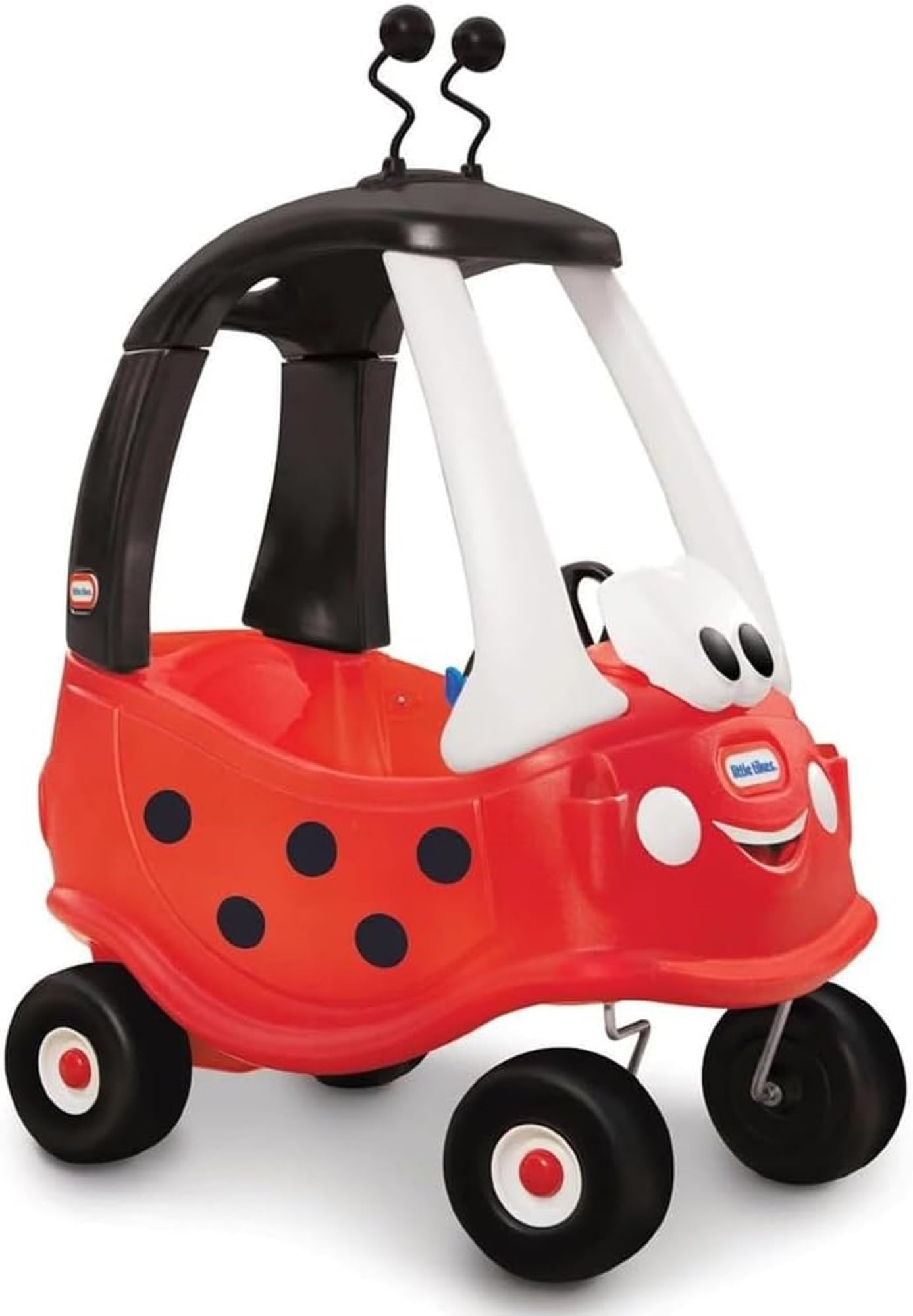 Little Tikes Ladybug Cozy Coupe Car - Ride-On with Real Working Horn, Clicking I