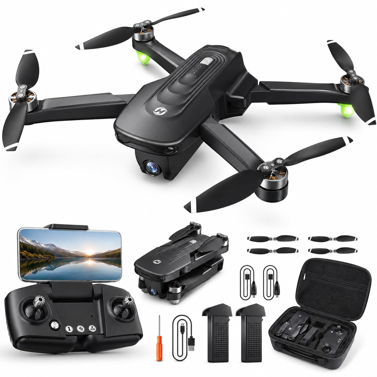 Holy Stone GPS Drones for Adults with Camera 4K - HS175D RC Quadcopter Lightweig