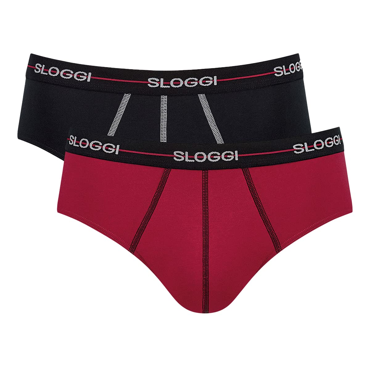 Sloggi Sloggi Men's Start Midi C2p Box Underwear (Pack of 2)