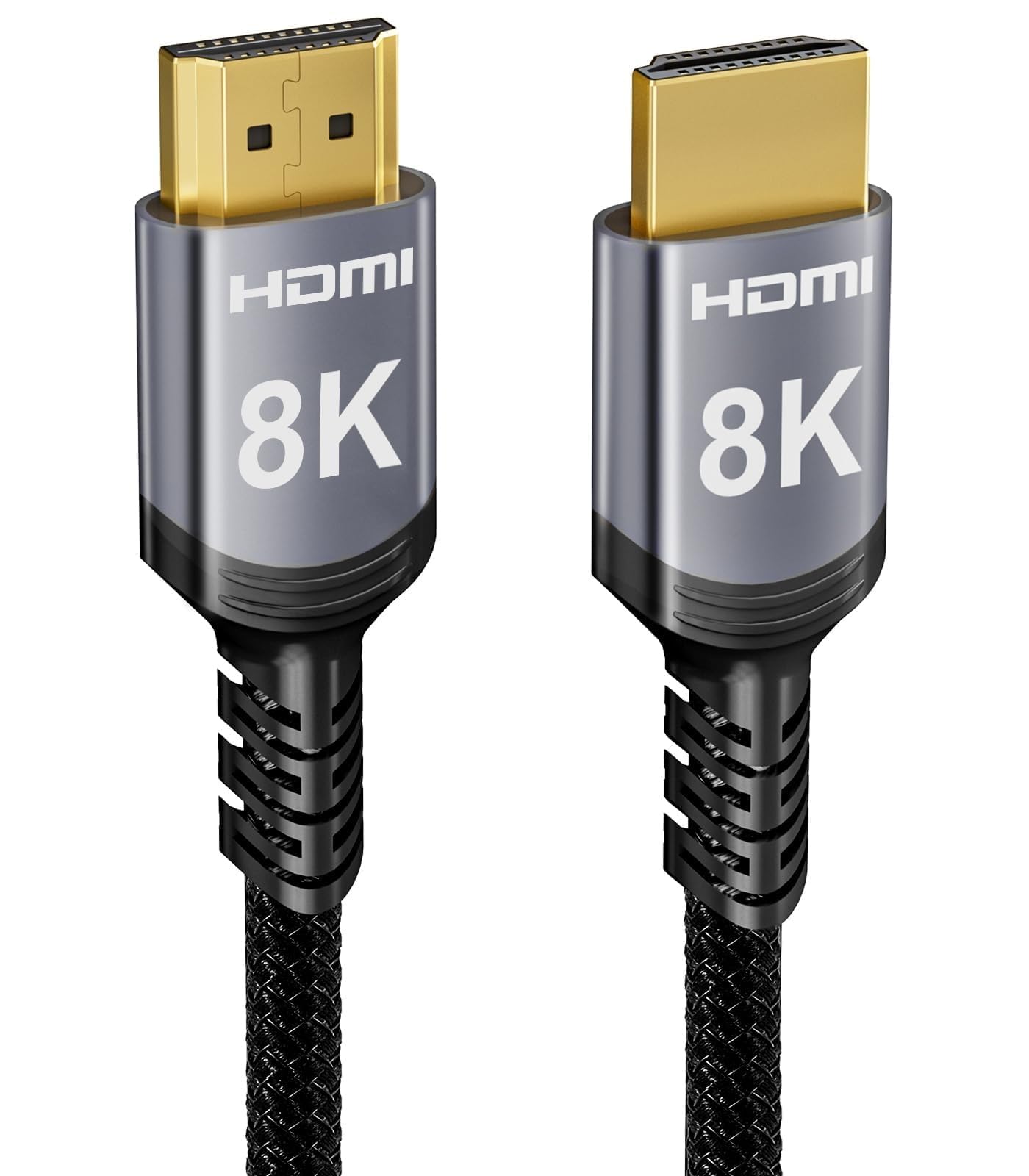 Sniokco 8K 4K HDMI 2.1 ケーブル 10M、48Gbps超高速HDMI® ケーブル0.01ms アルミ合金とナイロン編み素材