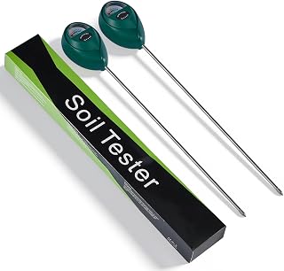 2 Pack 40cm Soil Moisture Meter, High Precision Garden Plant Moisture Meter | Soil Moisture Tester Probe for Indoor Outdoor Garden Lawn Farm Potted Plants Care