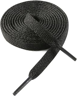 VSUDO Flat Double Layer Shoe Laces for Sneakers, Thick Flat Sneakers Shoelaces
