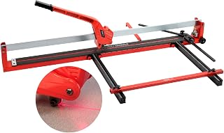 STREND PRO Tile Cutter 1200 mm with Laser | Professional Tile Tool with Titanium Cutting Wheel | 2 x Extension Arms, Ideal for Large Format Tiles | Porcelain, Ceramic, Marble, Glaze, Tiles