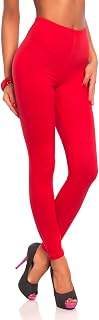 FUTURO FASHION Women's Full Length Cotton Leggings UK Solid Grey Casual Sport Ladies Leggings Soft Pants Plus Sizes 8-28 UK