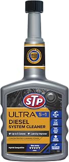 STP Ultra 5 in 1 Diesel Fuel System Cleaner 400ml, Enhances Fuel Economy | Restores Power and Protects your Engine, Mechanical Car Cleaning Products, Concentrated Cleaning Formula, Made in the UK