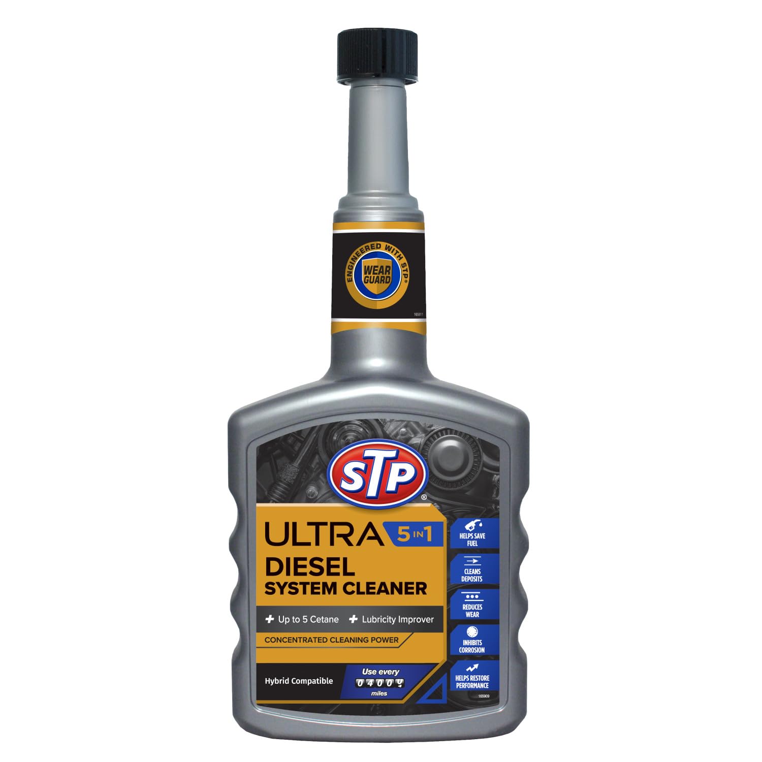 STP Ultra 5 in 1 Diesel Fuel System Cleaner 400ml, Enhances Fuel Economy | Resto