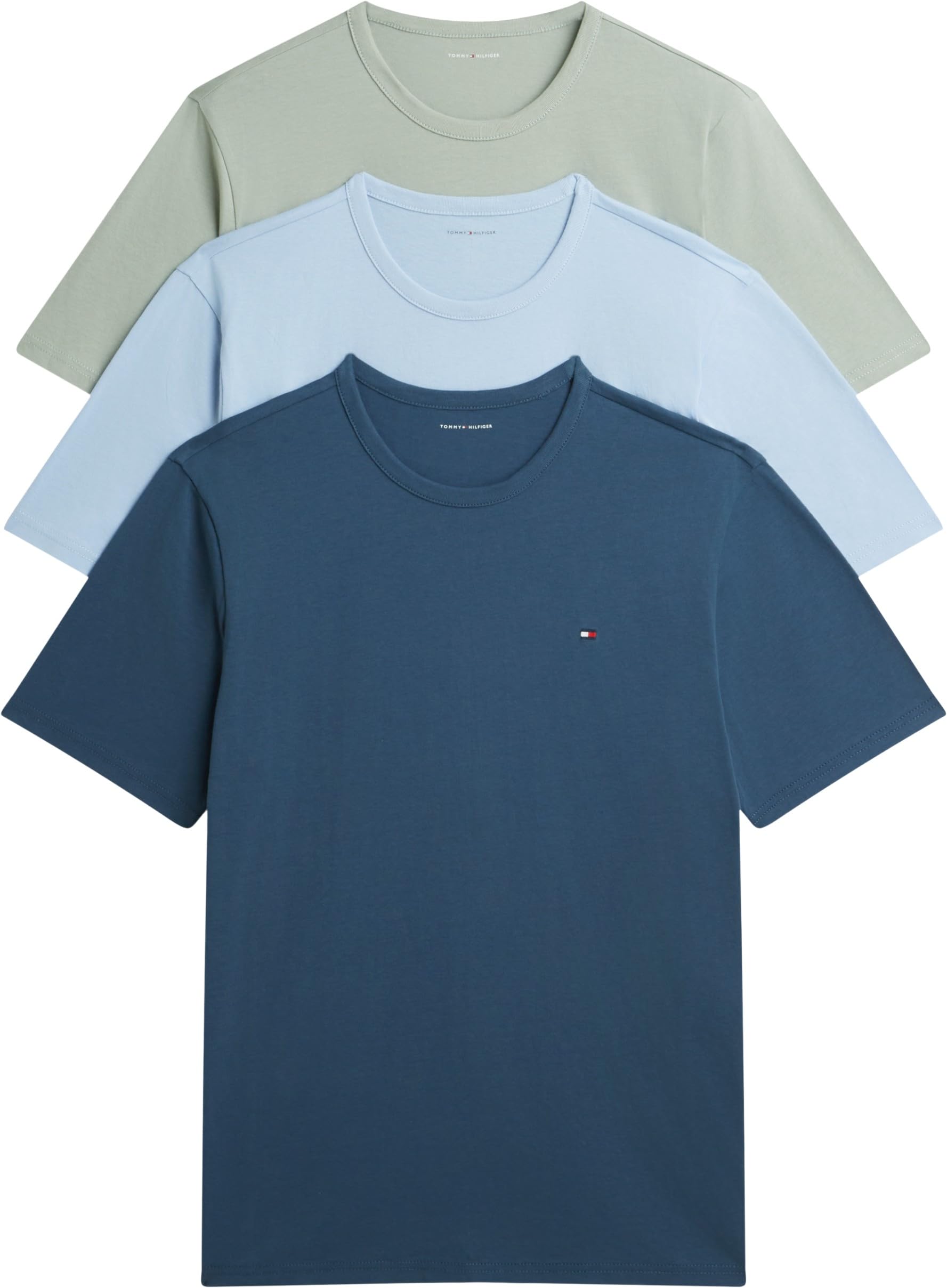 Tommy Hilfiger 3p SS Tee Um0um03870 Men's S/S T-Shirt (Pack of 1)