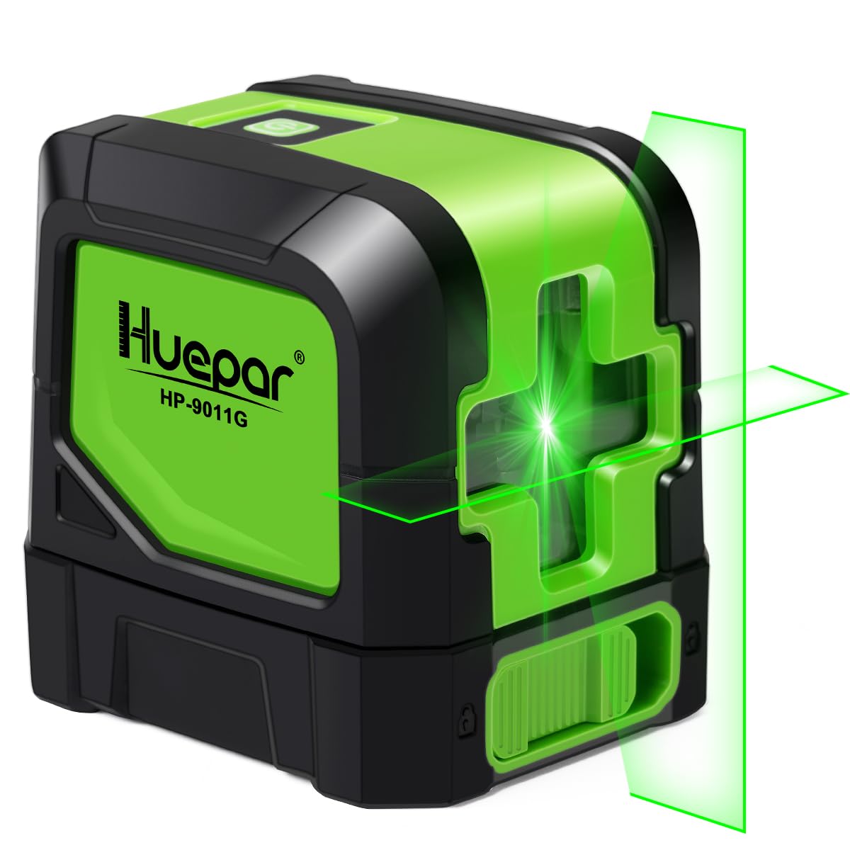 Huepar Laser Level, 100Ft Self Leveling Green Cross Line Laser | Indoor Use for 