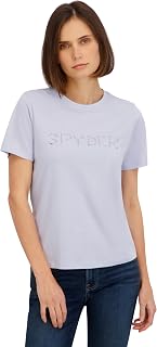 Spyder Women's Floral Wordmark Logo Graphic Short Sleeve T-Shirt