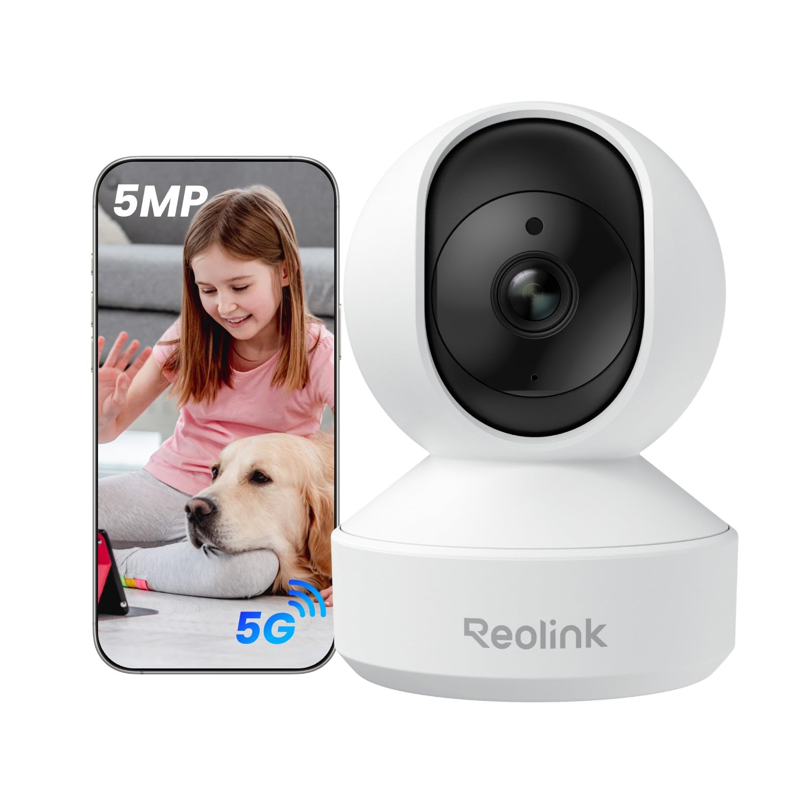 REOLINK E1 Pro 3K Dual-Band Wi-Fi Indoor Camera for Baby & Pet Monitoring | Auto