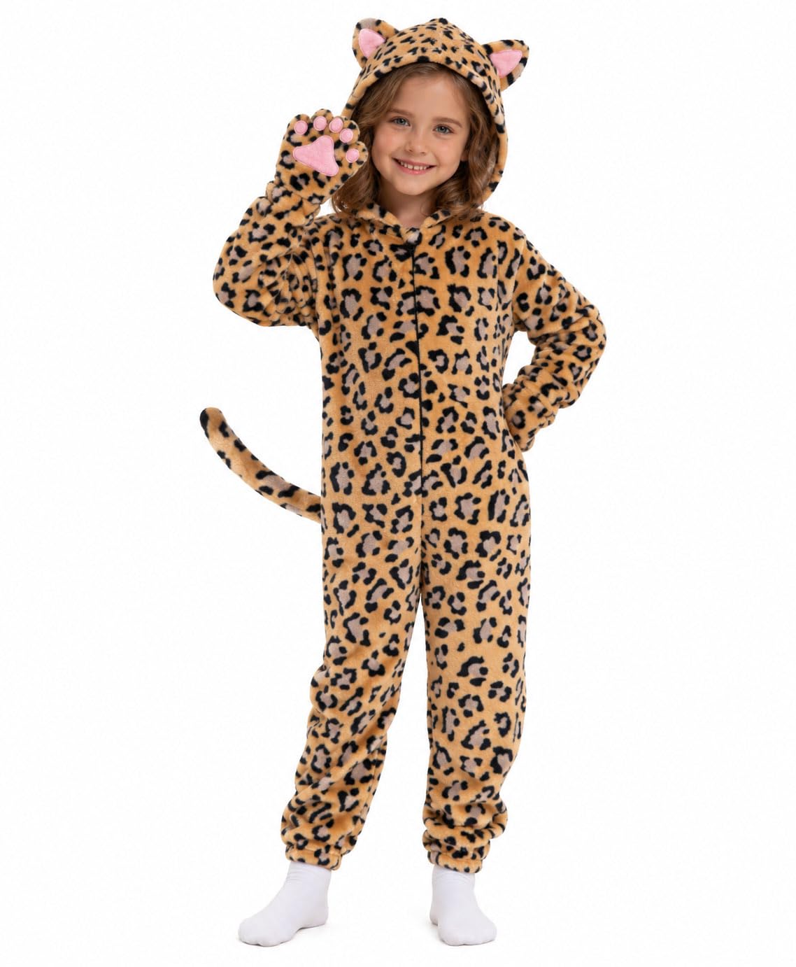 Corespe Cat Costume Kids Halloween Animal Onesie for Girls Boys