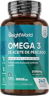 Omega 3 2000mg – 240 Pearls Fish Oil IFOS* (660mg EPA + 440mg DHA) | Omega 3 Fatty Acids from Anchovy for 4 Months - Non-GMO, Gluten Free, Lactose Free