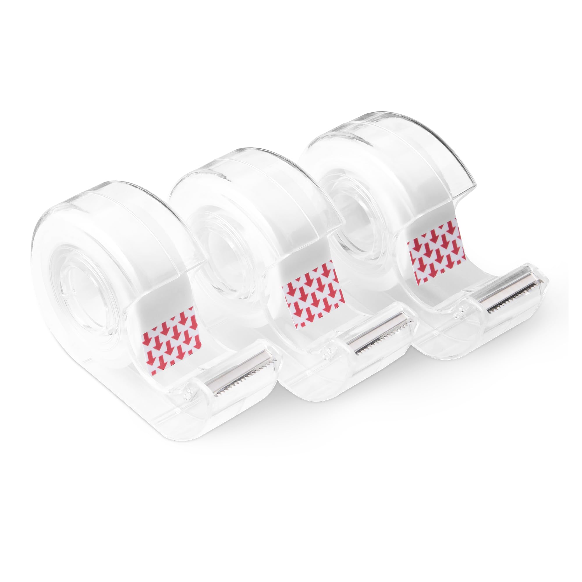 Amazon Basics Matte Finish Tape with Dispenser, Invisible Tape, 3/4" x 300"(8.33