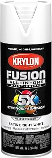 Krylon Fusion All-In-One 12 Oz. Satin Spray Paint, Bright White - 1 Each