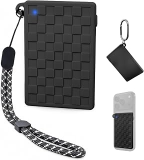 VANEST Shockproof Silicone Case Compatible with Pocket AI Voice Recorder | Protective Case, Soft Touch, Ultra-Slim Anti-Scratch for Meetings & Travel (Black)