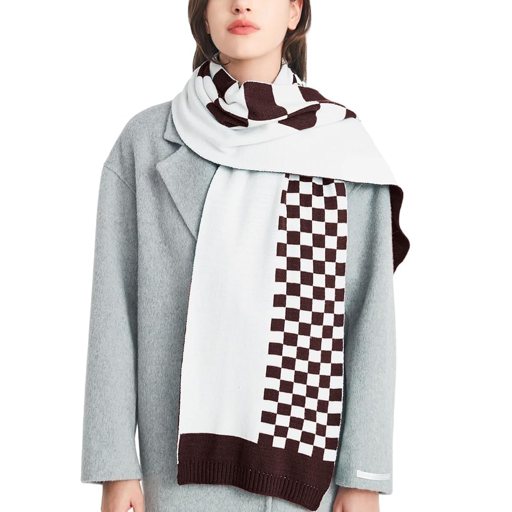 Women's Soft Knitted Scarf Long Warm Elegant Soft Cold Weather Scarf