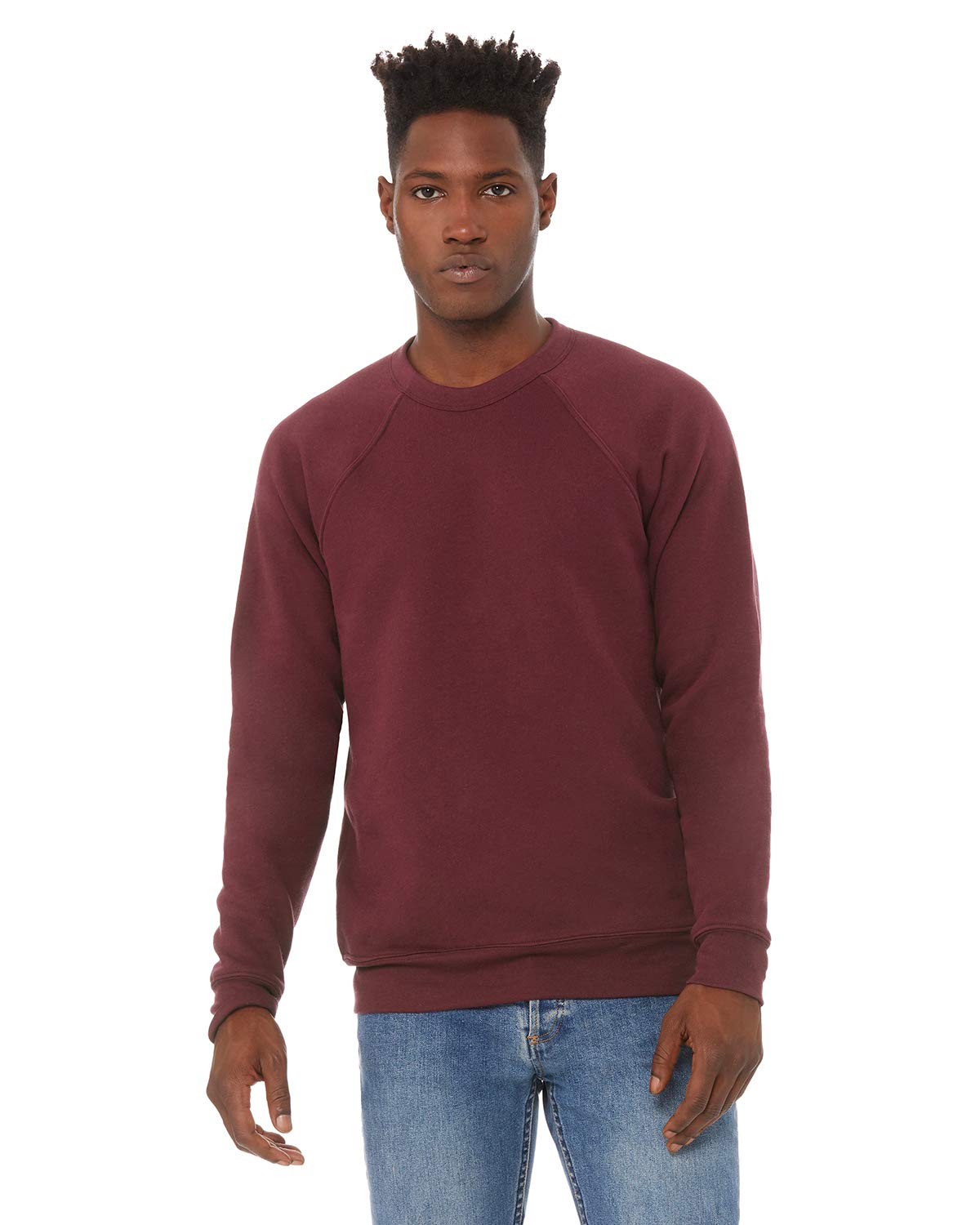 BELLA+CANVAS Unisex Raglan Sweatshirt BC3901