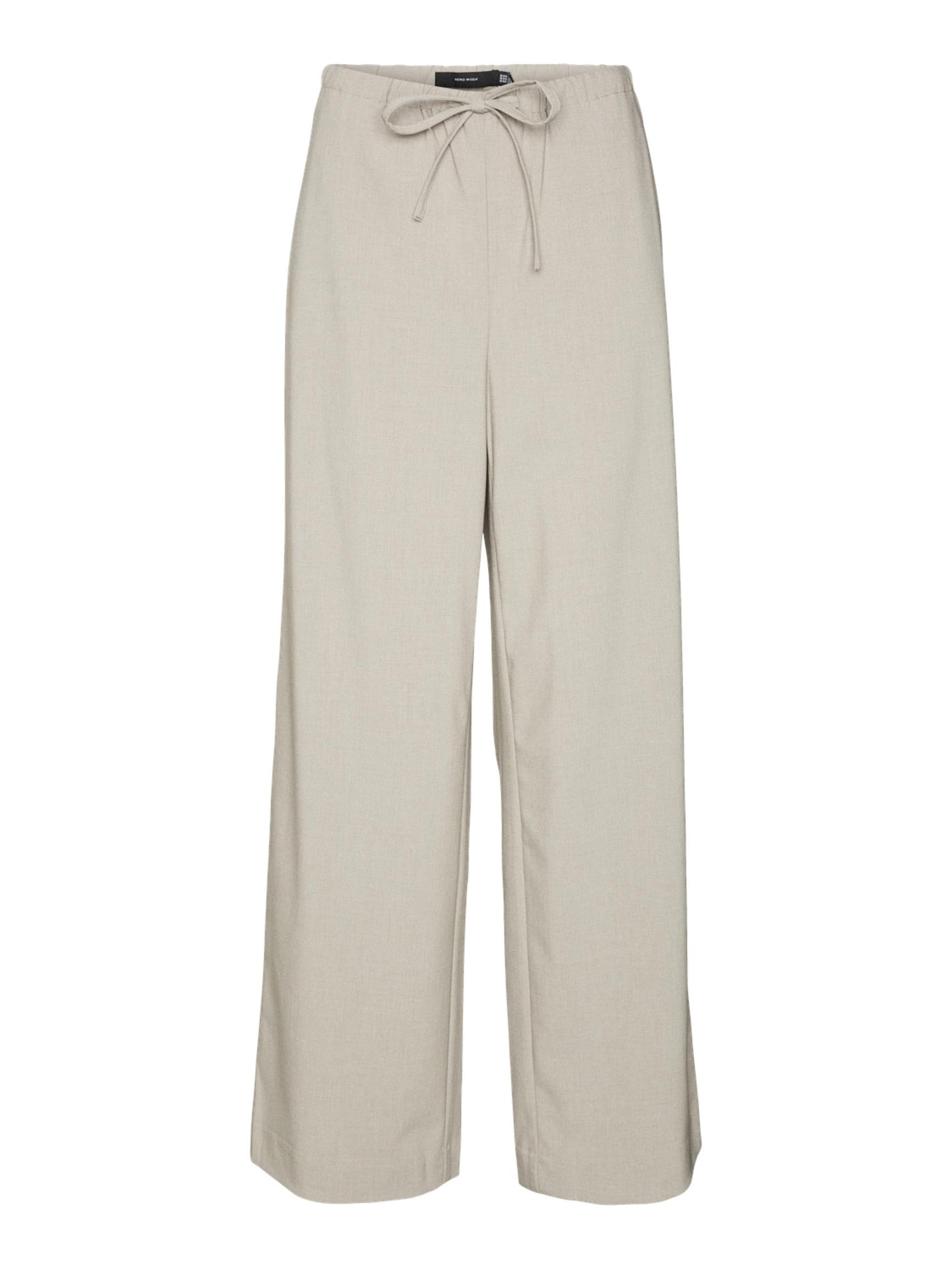 VERO MODA Vmbabette MW Wide Pull Up Pant Boo Women's Fabric Trousers