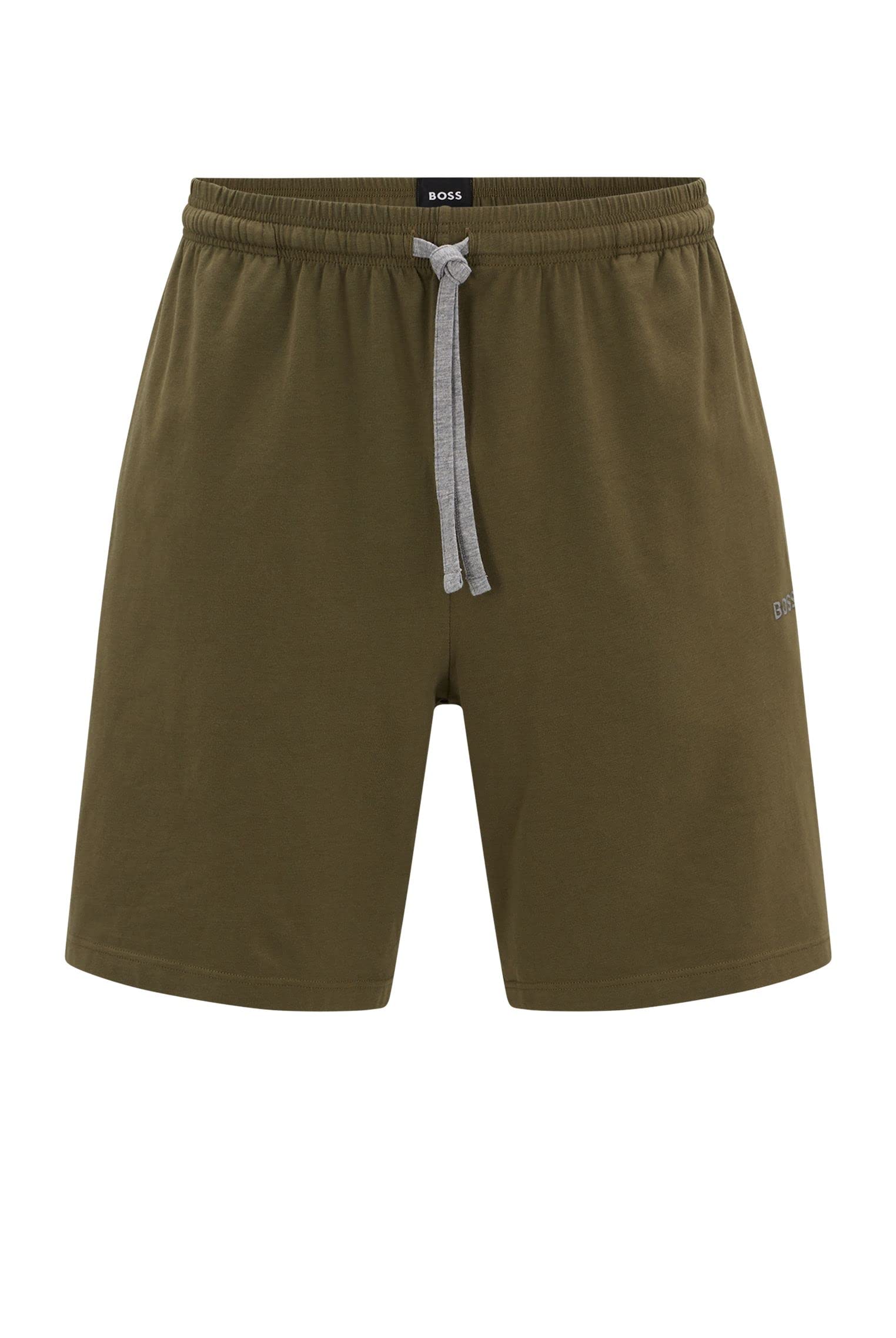 BOSS Herren Mix&Match Short CW Shorts aus elastischer Baumwolle mit Kontrast-Log