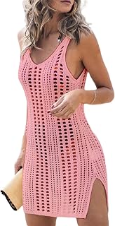 Wkior Women Dress V Neck Short Sleeve Solid Color Casual Summer Dresses (S-2XL)