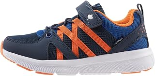 Evergreen Boys Girls Sneakers | Lightweight Breathable Mesh/Leather Athletic Running Kids Tennis Shoes | Hook and Loop Girls Boys Footwear