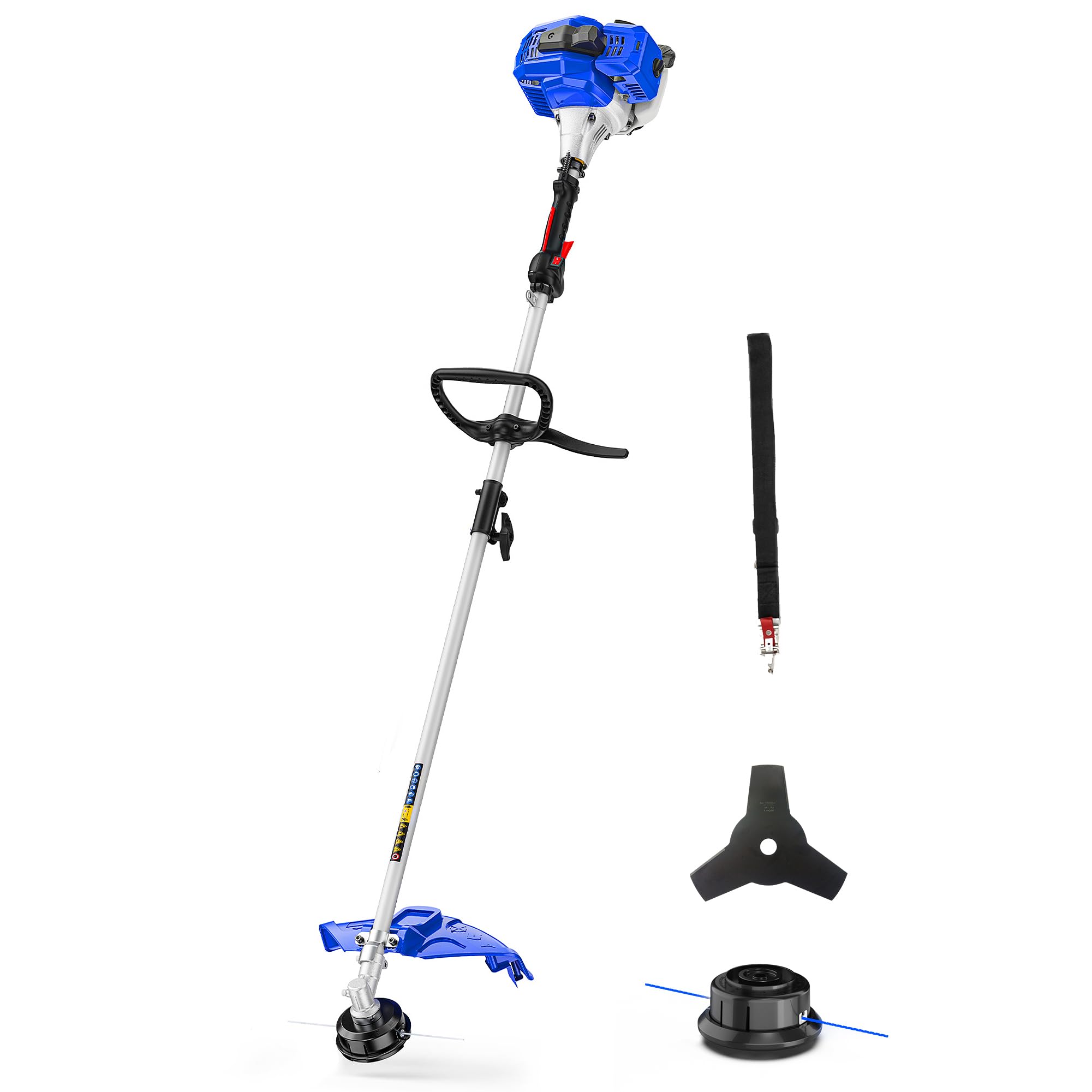 WILD BADGER POWER 26cc Weed Wacker Gas Powered, 3 in 1 String Trimmer/Edger 17''