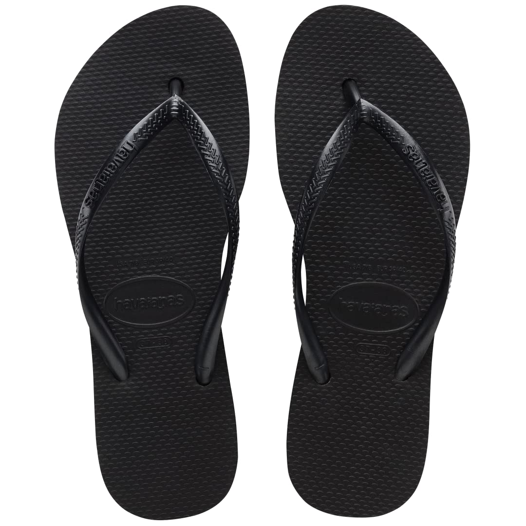Havaianas Slim Flatform Flip Flops Women Black Flip Flops Shoes