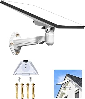 LOBOTOKO Starlink Mini Wall Mount, 360° Adjustable Bracket, Weatherproof | Heavy-Duty Aluminum Bracket with Dual-Angle Adjustment, Rustproof & Anti-Corrosion, Indoor & Outdoor Use, Easy to Install