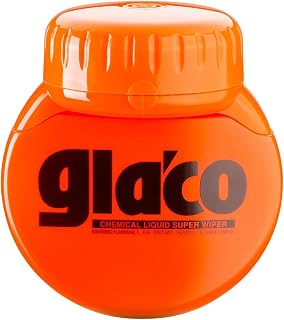SOFT99 Glaco Roll On Large - Water-Beading Glass Sealant - 120 ml | For windshields, side windows, rear glass, mirrors. Built-in felt applicator. 12-month finish. Made in Japan.
