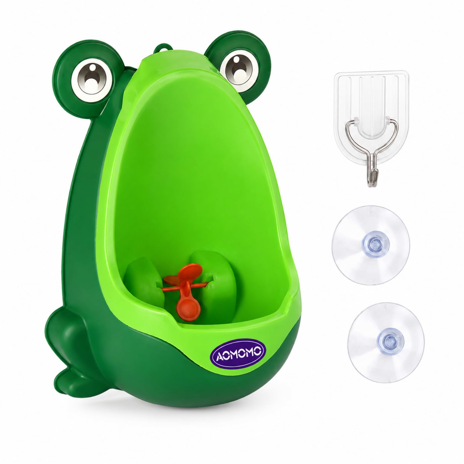 Frog Pee Training Urinal, Frog Potty Training Urinal for Toddler Boys with Spinn