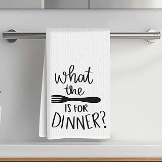 Kitchen Tea Towels Funny Tea Towels Country Decorative Tea Towels Funny Kitchen Quotes Country Absorbent Towels Gifts for Hostess Mom Women Housewarming-2