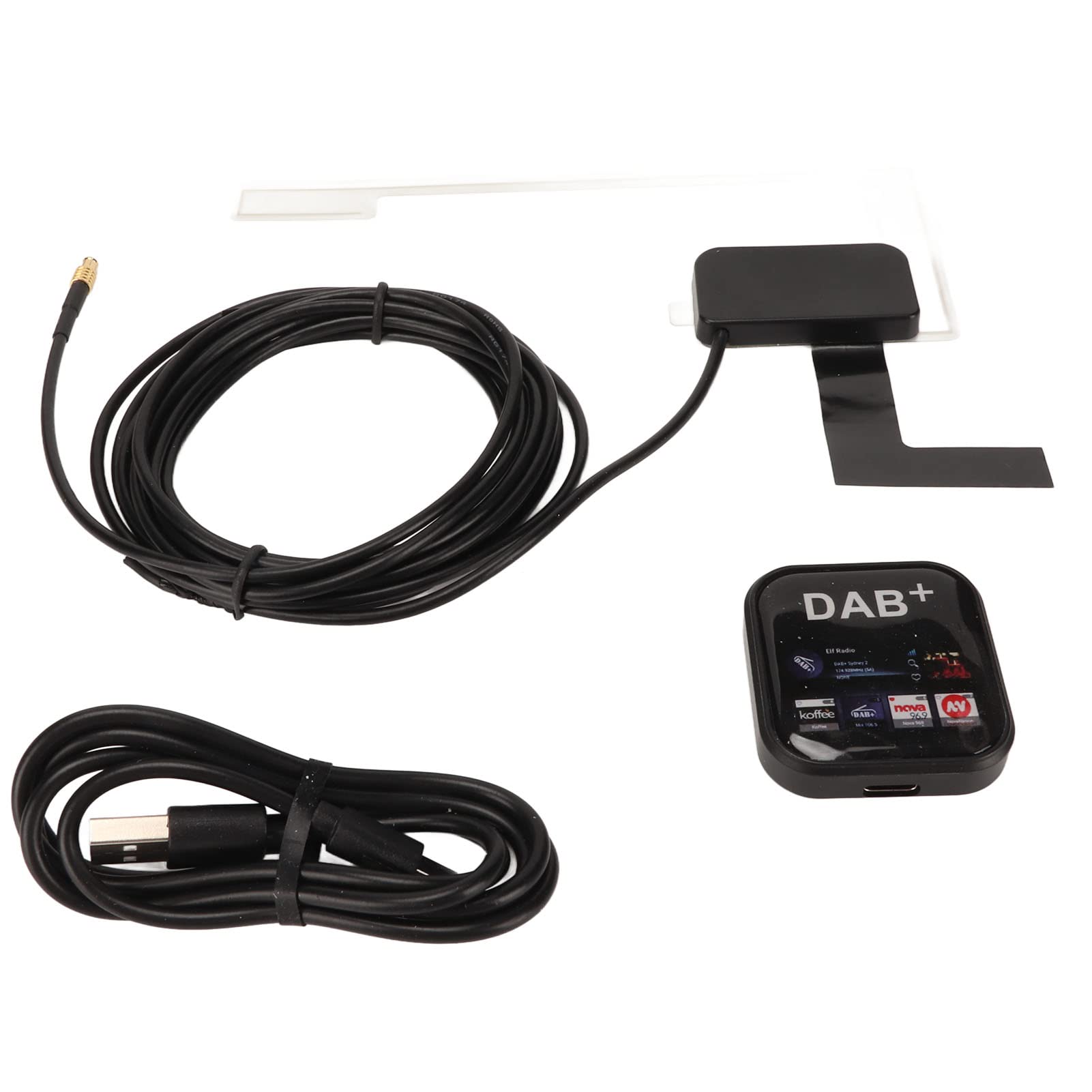 Vvikizy DAB Radio Receiver, Stable Signal USB Powered Portable Digital Radio Rec