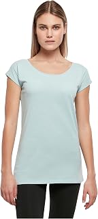 Build Your Brand Women's Bb013-ladies Wide Neck Tee T-Shirt