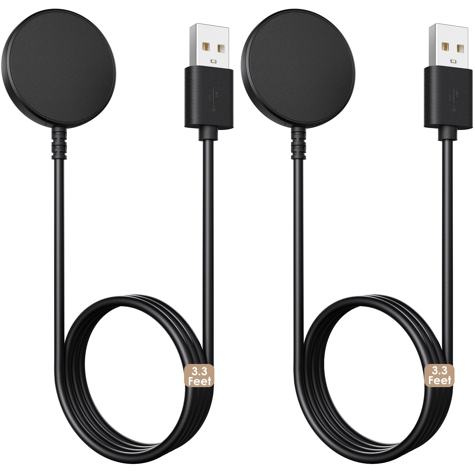 2 Pack for Samsung Galaxy Watch Charger Compatible with Watch 8/8 Classic | for 