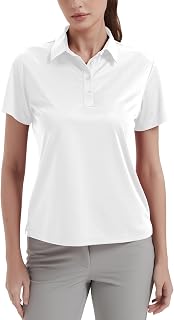 Womens Polo Shirts UPF 50+ Quick Dry Short Sleeve Collared Golf Shirt