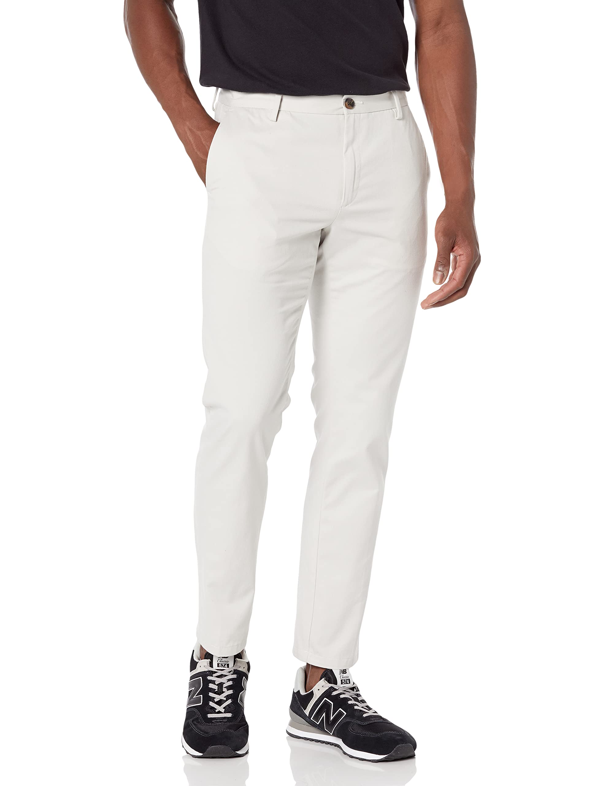 Amazon Essentials Pantalones Chinos de Trabajo de Corte Ajustado, Resistentes a 