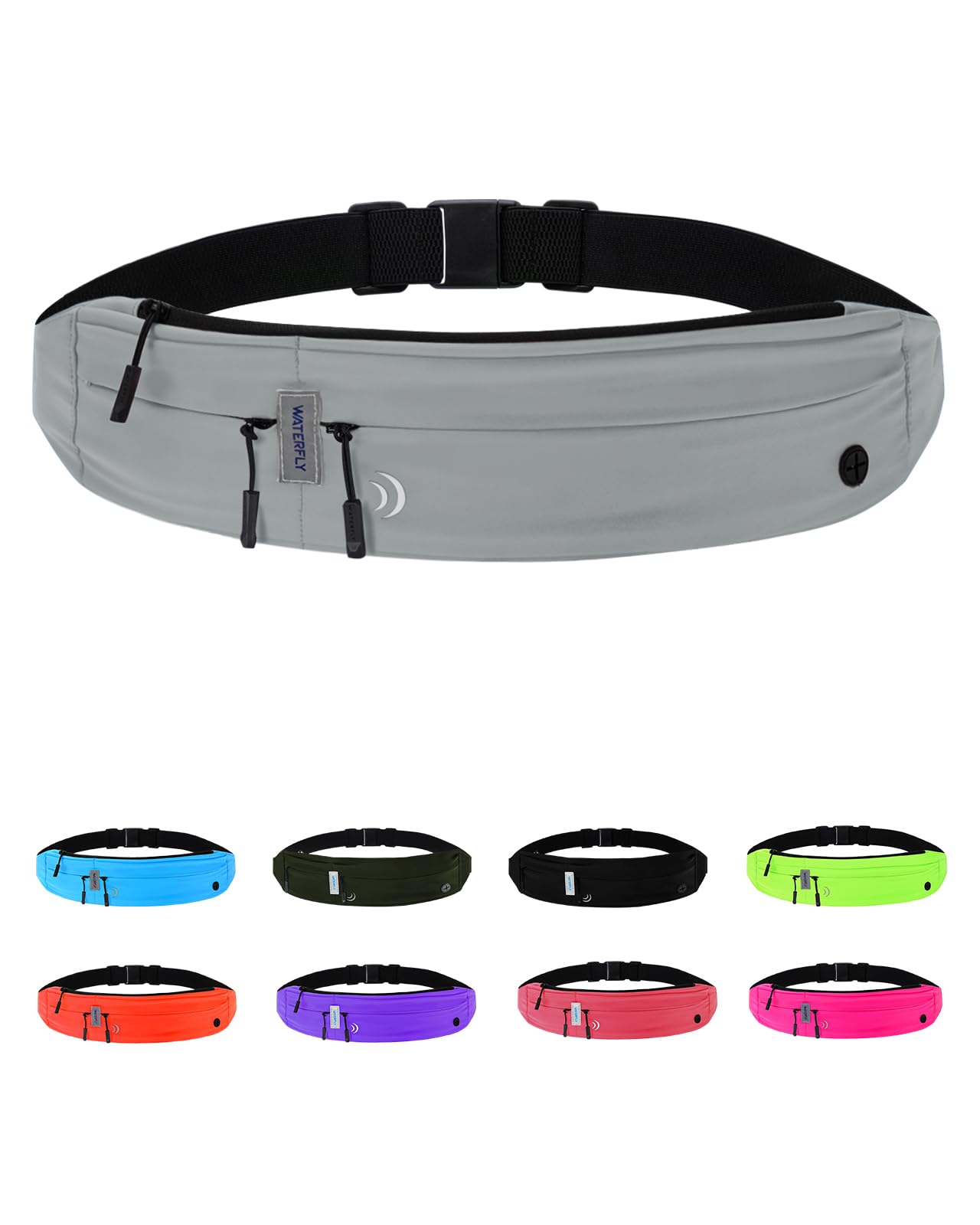 Waterfly Running Belt Bum Bag: Runner Marathon Jogging Men Women