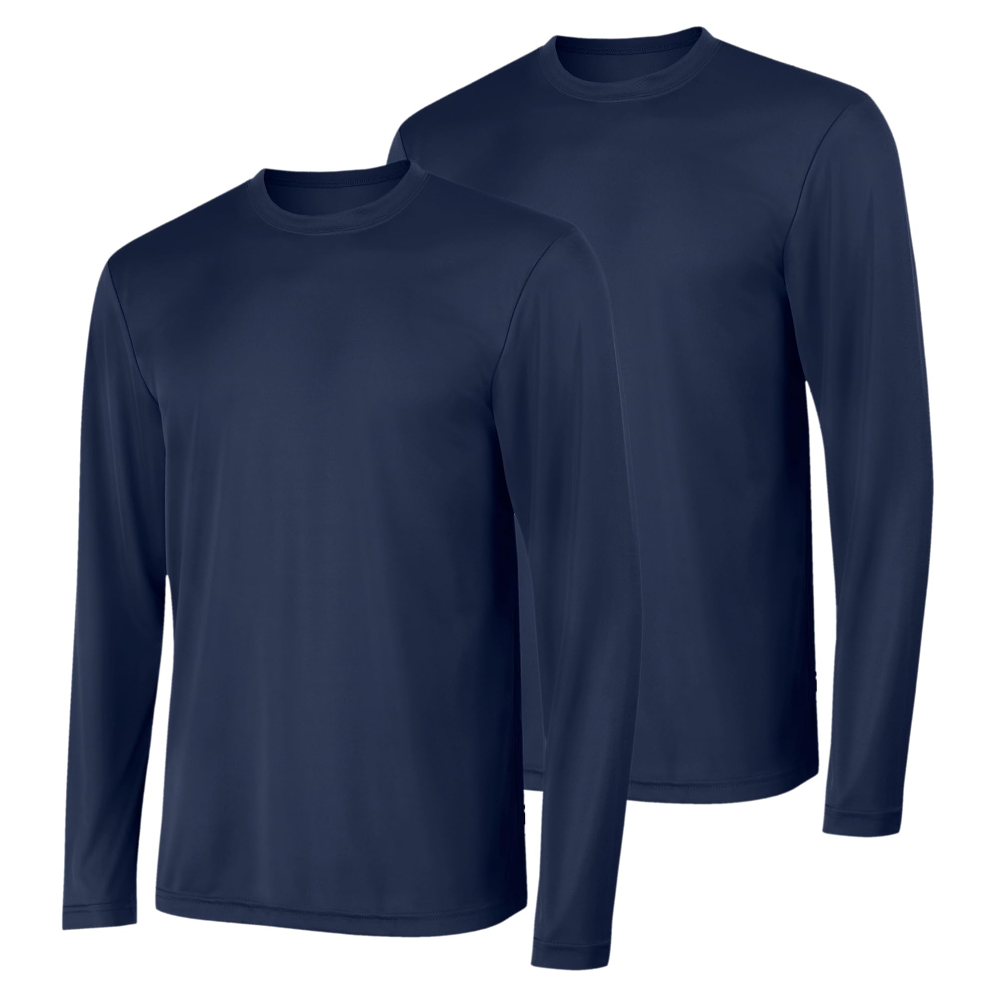 Hanes Men's Long Sleeve Cool DRI T-Shirt UPF 50-Plus